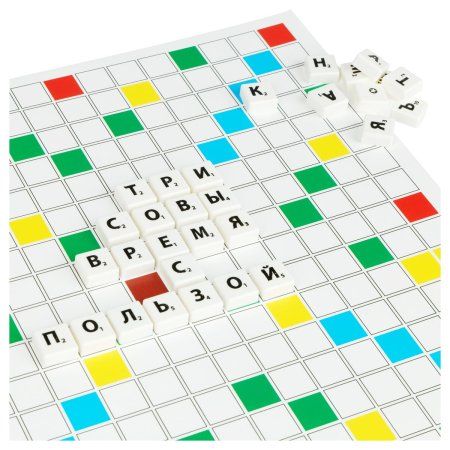 Настольная игра: ТРИ СОВЫ "Словодел" 27 x 27 см, картонная коробка RE-НИ_54127