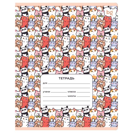 Тетрадь 12л. клетка BG "Grimace" RE-Т5ск12_60278