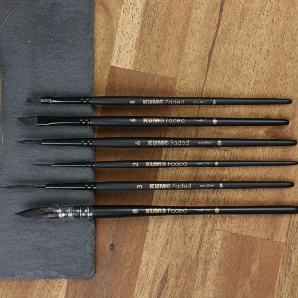 Кисть круглая KUM Faded Round синтетика №0 KUM-5150119