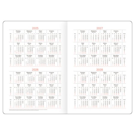 Ежедневник недатированный A4 160л. BG "Nebraska. Black" кожзам, твердый переплет, черный RE-DuA4_61021