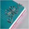 Скрепки фигурные 27 мм MESHU "Hearts" 6 шт пакет с европодвесом RE-MS_41587