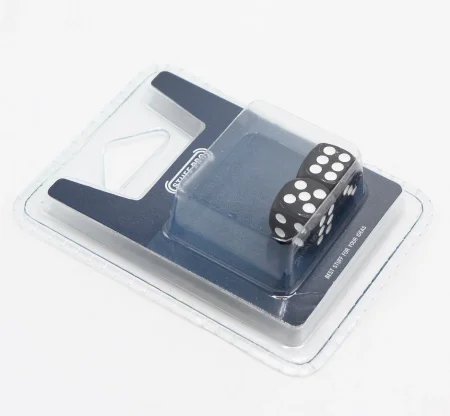 Набор кубиков STUFF PRO D6 12 мм 2 шт чёрные MAGd6/SDP84