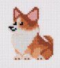 Набор для вышивания KLART "Корги" 9.5 x 11 см 12-043