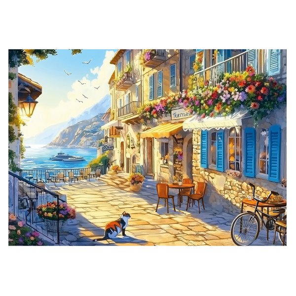 Пазл 1000 элементов ФРЕЯ "Премиальная коллекция. Набережная, полдень" TOP-PZL-1000/01