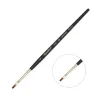 Кисть Roubloff Серия 1S25 синтетика под колонок плоская ручка короткая №4 MPЖS2-04-05Ж