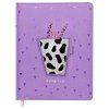 Дневник 1-11 кл. 48л. MESHU "Cool milk" (твердый) иск. кожа, УФ-печать, тиснение фольгой, аппликация, тон. блок, ляссе RE-MS_49364