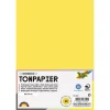 Тонированная бумага FOLIA 130 г/м², 50×70 см, 1 лист, лимонно-жёлтый FL-6712