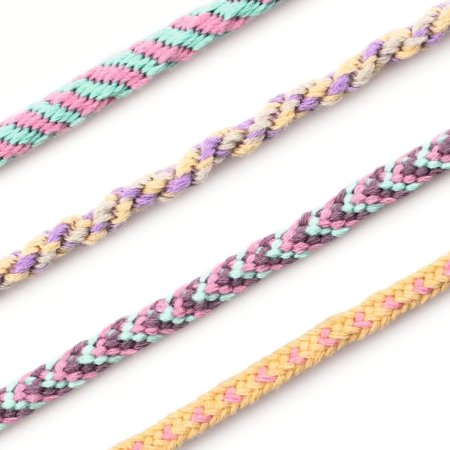 Набор для плетения браслетов кумихимо FOLIA Pastel Rainbow, 16 предметов FL-32039