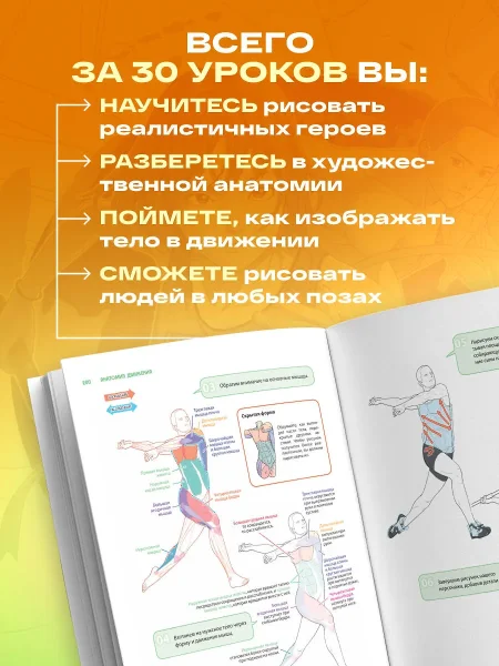 Книга: Анатомия движения. Полное руководство по рисованию тела человека для начинающих EKS-079917