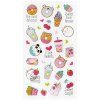 Наклейки гелевые MESHU "Cute sweets" 10 x 22 см, 31 накл, инд. уп., европодвес RE-MS_42772