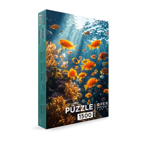 Пазл 1500 элементов ФРЕЯ "Малавийские цихлиды" PZL-1500/36