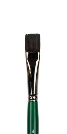 Кисть VISTA-ARTISTA Green Line плоская 1 шт короткая ручка №04 90212-04