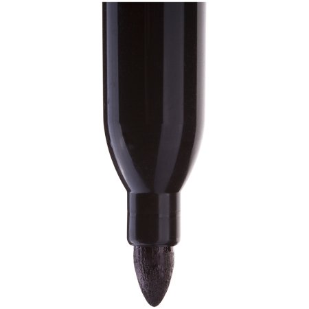 Маркер перманентный двухсторонний OfficeSpace 0.8-2 мм, черный, пулевидный RE-DPM_1574BL