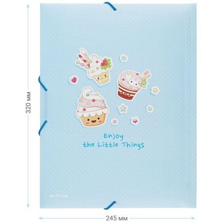 Папка на резинке А4 MESHU "Lovely candy" 500 мкм RE-MS_39555