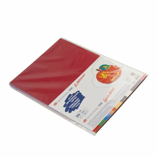 Набор цветного картона Я-ХУДОЖНИК!, 220 г/м2, А4 10 цв 20 л NP-220452397