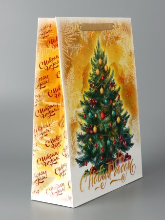 Пакет подарочный ламинированный 31 × 40 × 12 см "Ёлочка" SIM-10514042
