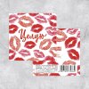 Открытка-мини "Целую" отпечатки губ, 7 х 7 см SIM-10073486
