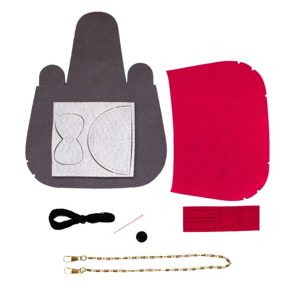 Набор для шитья Сумочка из фетра "Мишка" KOR-04960