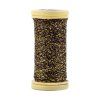 Нитки для вышивания GAMMA Brill мулине М металлик 100% полиэстер 50 м M-130 золотистый/черно-красный MGB-M-130