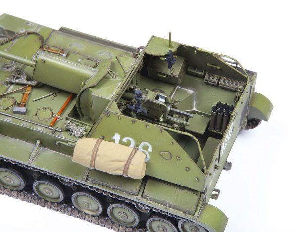 Сборная модель: Советская самоходная артиллерийская установка Су-76М, З-3662
