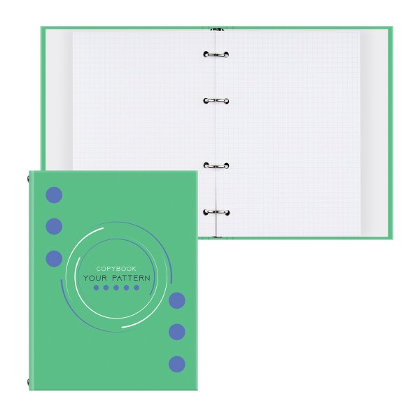Тетрадь на кольцах 120л. A5 BG "Your pattern" глянцевая ламинация RE-ТТ5к120_лг_11362