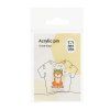 Значок акриловый MESHU "Cute dog" 2 x 3.5 см, прямая УФ-печать RE-MS_47424