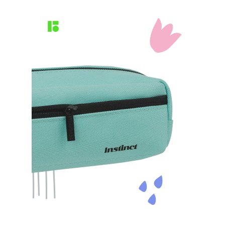 Пенал мягкий Berlingo "Instinct mint" 210 x 60 x 50 мм, 1 отделение, 1 карман , полиэстер RE-PM09118