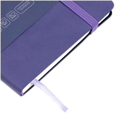 Записная книжка А6 80л. Greenwich Line "Classic. Lilac" ЛАЙТ, кожзам, с резинкой, фактурное тиснение, блок в клетку RE-NA6_50842 Записная книжка А6 80л. Greenwich Line "Classic. Lilac" ЛАЙТ, кожзам, с резинкой, фактурное тиснение, блок в клетку RE-NA6_50842