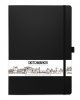 Блокнот для зарисовок SKETCHMARKER 140 г/м2 21 x 30 см 80 л, твердая обложка, Черный MP2314005SM