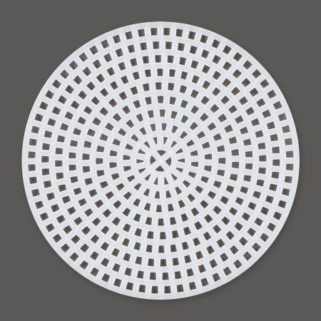 Канва GAMMA пластиковая 100% полиэтилен 1 шт d 7.5 см "круг" малый KPL-03