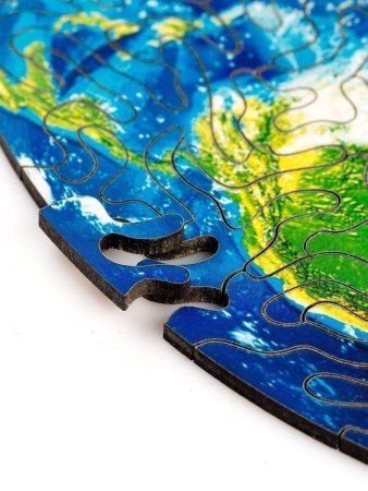 Деревянный пазл с двухслойной крышкой Планета Земля M (2022) MAGZ108-2