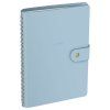Записная книжка А5 96л. Greenwich Line "Pastel. Blue" ЛАЙТ, кожзам, скрытый гребень, блок в линию RE-NA5_51414