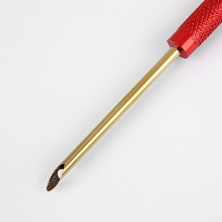 Игла для вышивания по ковровой технике d 3 мм x 13 см золотой/МИКС АУ SIM-7881826