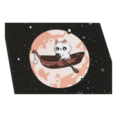 Записная книжка 170 x 170 мм 40л. MESHU "Magic world" 80 г/м2 на скрепке, soft-touch, тиснение фольгой, без линовки RE-MS_53367