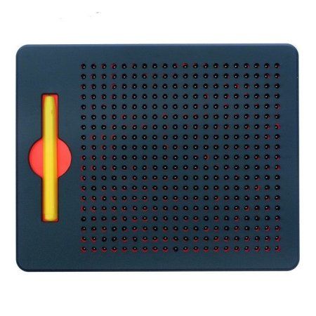 Планшет обучающий "Магнитное рисование" 380 отверстий, цвет чёрный 3327799