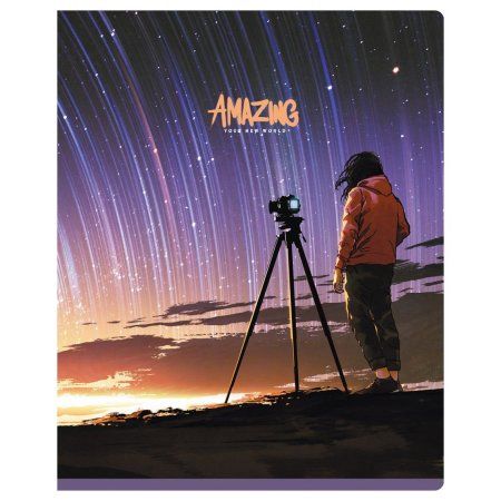 Тетрадь 80л. A5 клетка BG "Удивительный мир" эконом RE-Т5ск80_11937