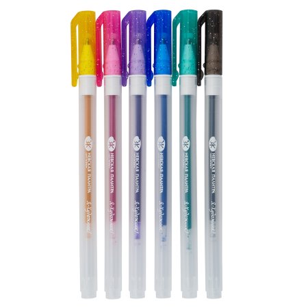 Набор гелевых ручек Я-ХУДОЖНИК! 6 цв с блестками NP-232411637