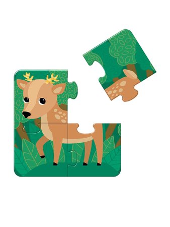 Пазл Baby Toys 24 maxi "Животные леса" KOR-04689