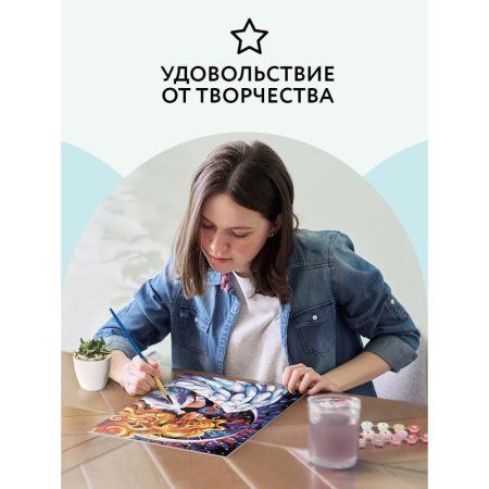 Картина по номерам на картоне ТРИ СОВЫ "Ангел" 30 x 40 см краски, кисть RE-КК_44045