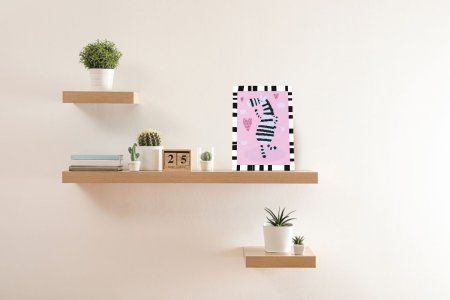 Кристальная (алмазная) мозаика ФРЕЯ мини-картинка "Влюбленная зебра" 14 х 19.5 см ALVS-050