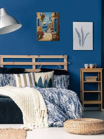 Кристальная (алмазная) мозаика ФРЕЯ на подрамнике "Выход к морю" 40 х 50 см ALPD-290