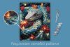 Набор для раскрашивания по номерам (со светодиодами) ФРЕЯ 50 х 40 см "Волшебная змея" PNB/PLDD-259