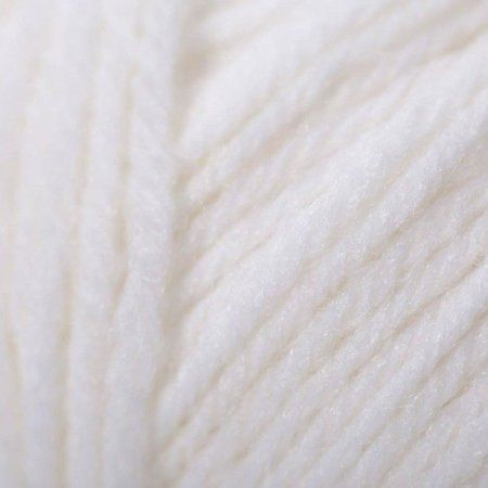Пряжа Пехорская ПТ "Детский каприз" 50% мериносовая шерсть, 50% микрофибра 1 х 50 г 225 м №001 белый PEH-DET-CAP-001