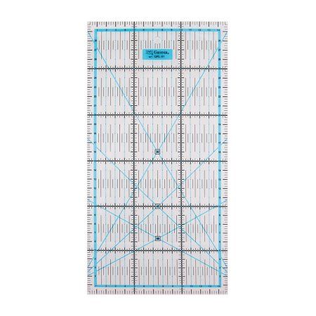 Линейка для пэчворка GAMMA пластик 15 x 30 см в пакете QRL-01