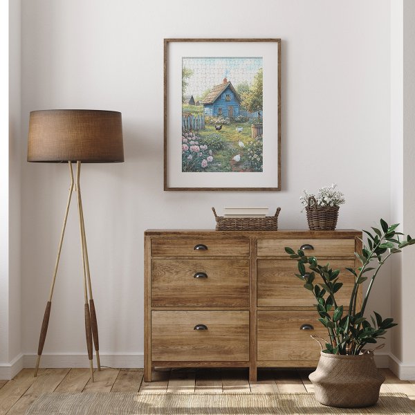 Пазл 1000 элементов ФРЕЯ "Деревенька" PZL-1000/92