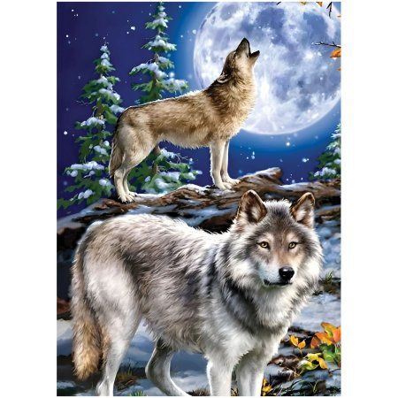 Пазл ТРИ СОВЫ 1000 "Вой на луну" RE-ПК1000_54676