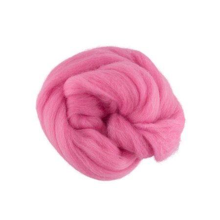 Шерсть для валяния GAMMA 100% мериносовая шерсть 50 г розовый FY-050-0160