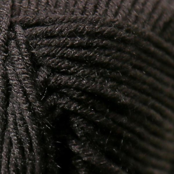 Пряжа Камтекс КТ "Детская забава" 80% акрил, 20% микрофибра 1 x 50 г 140 м 003 черный KAM-ZABAV-003