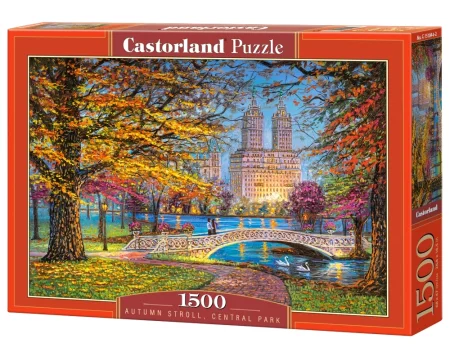 Пазл Castorland 1500 AUTUMN STROLL, CENTRAL PARK C-151844