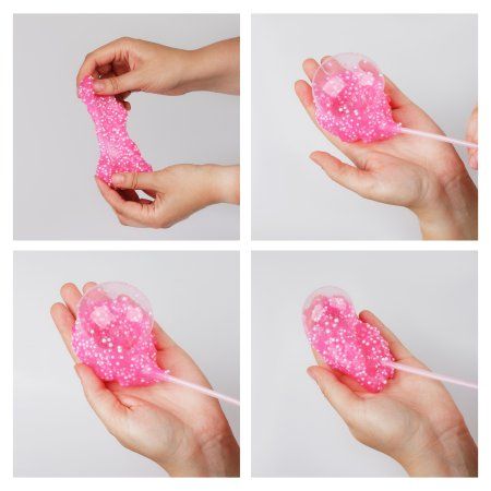 Набор для создания слаймов 3 в 1 ТРИ СОВЫ Slime party "Магическая вечеринка" светится в темноте, с кубиками, с шариками, с блестками, аромат бабл гам RE-532